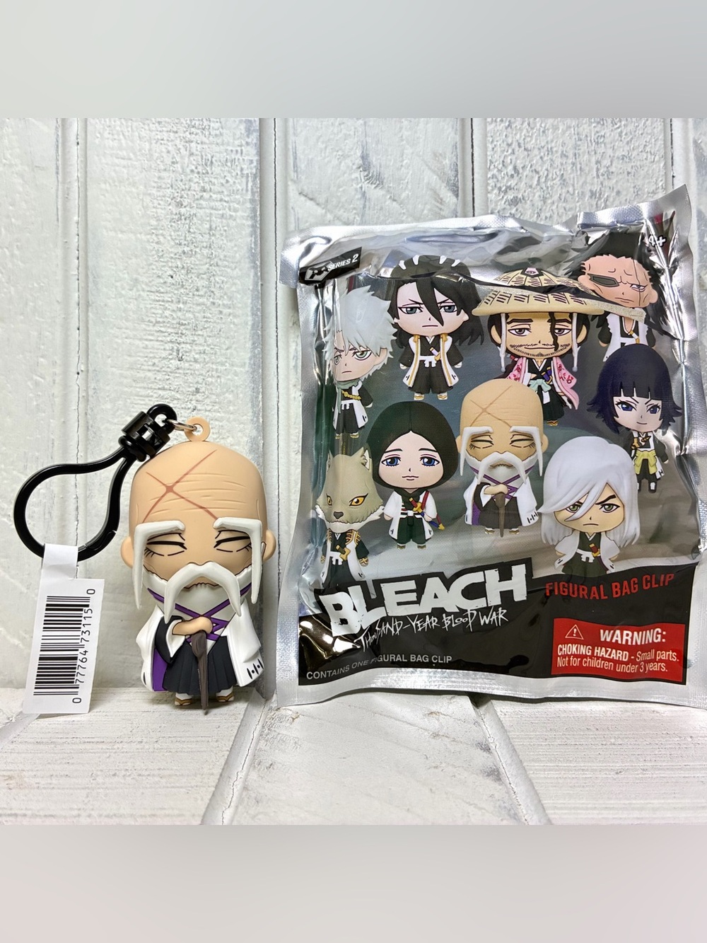 Bleach Thousand-Year Blood War 3D Figural Bag Clip Genryusai Shigekuni Yamamoto